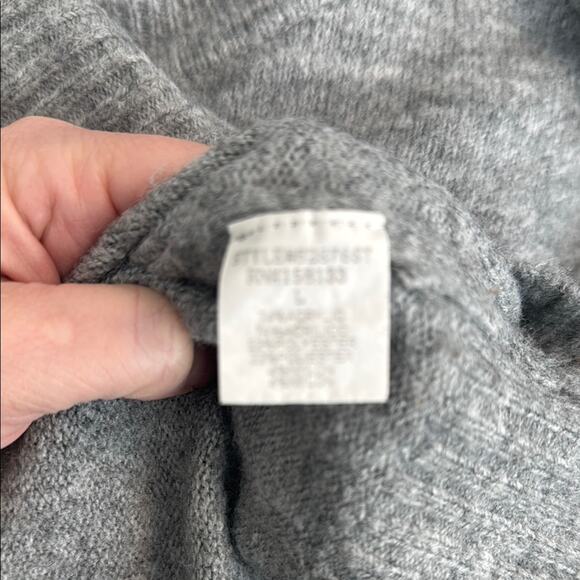 Pink Clover Gray Pullover Crewneck Polka Dot Sweater Women's Large - Picture 5 of 7